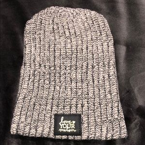 Love Your Melon black speckled beanie